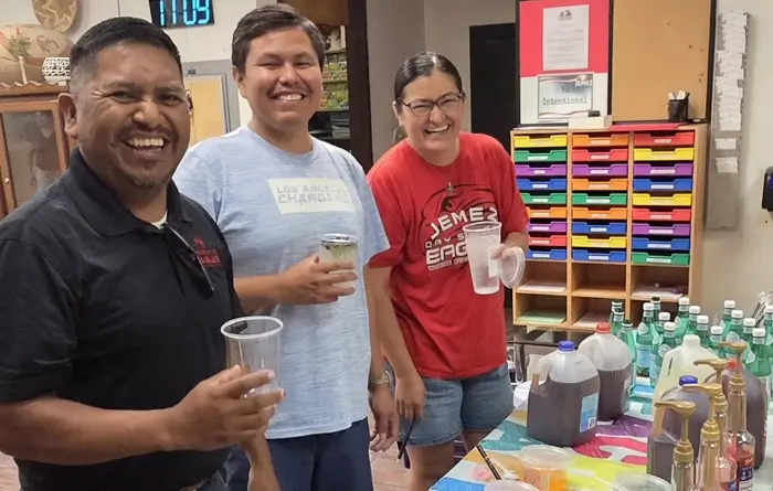 Three staff members from Jemez