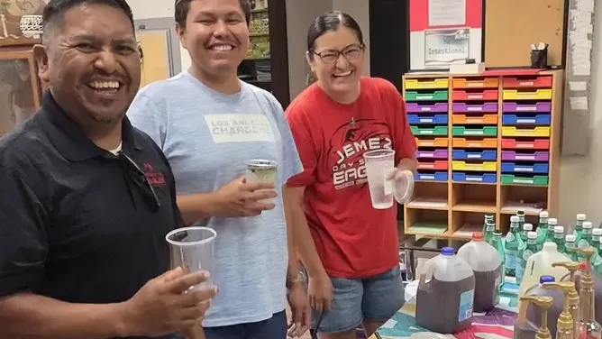 Three staff members from Jemez